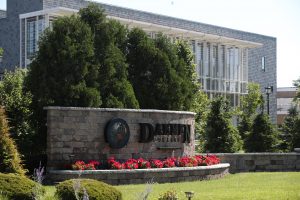 Daemen sign at the front of campus