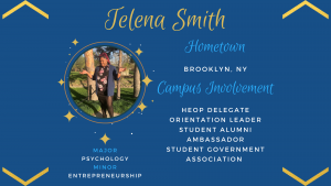 Telena Smith, Student Leader of the Year recipient.