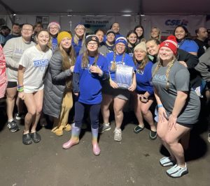 Members of the Daemen University community participate in the 17th annual Polar Plunge